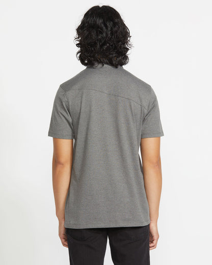 Men's Wowzer Polo Short Sleeve Shirt Stealth - Volcom