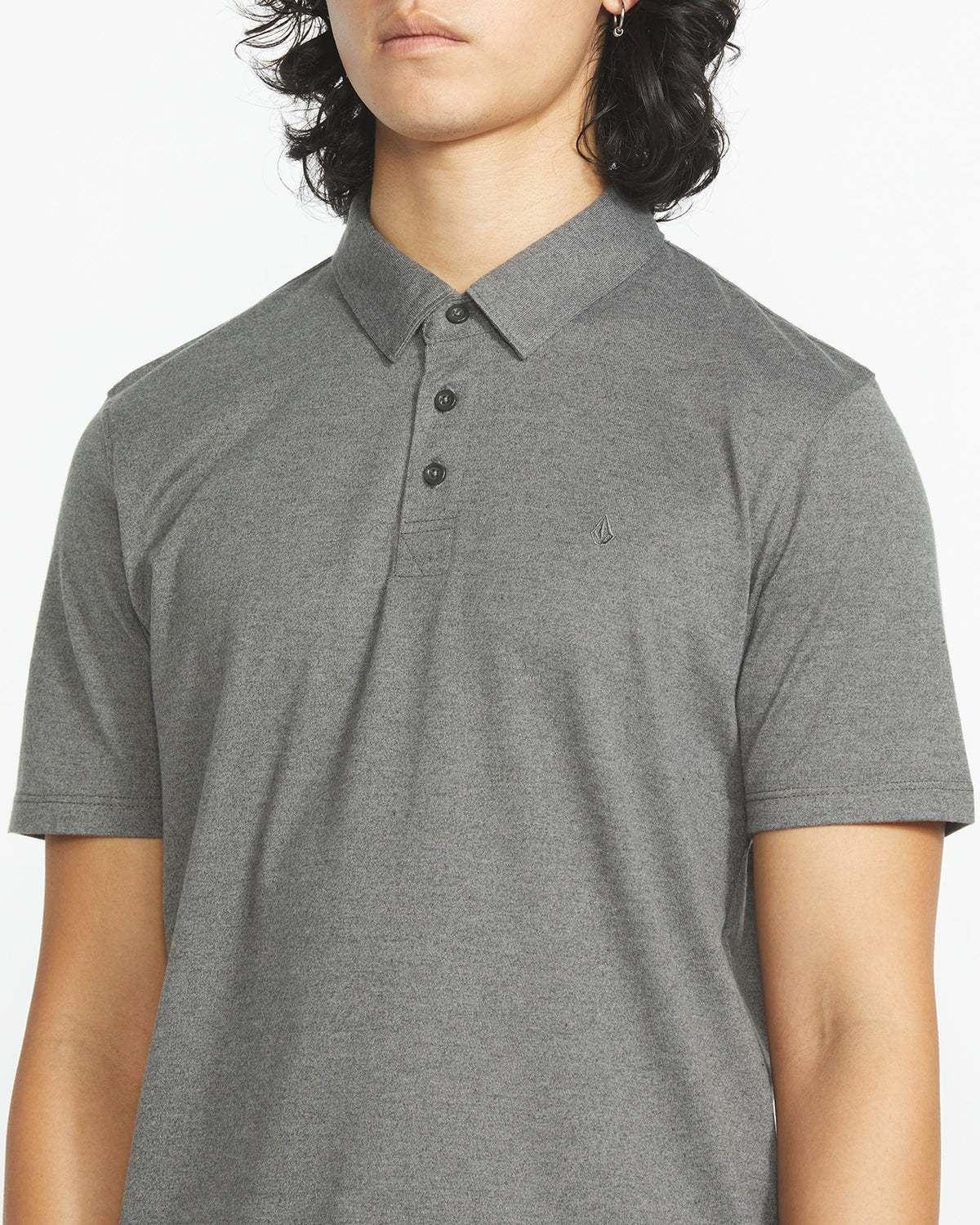 Men's Wowzer Polo Short Sleeve Shirt Stealth - Volcom