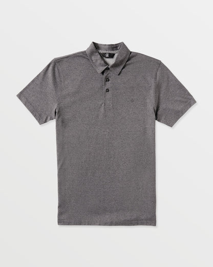 Men's Wowzer Polo Short Sleeve Shirt Stealth - Volcom