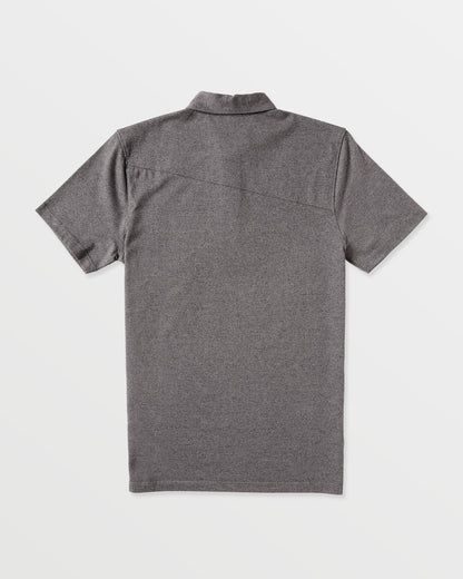 Men's Wowzer Polo Short Sleeve Shirt Stealth - Volcom