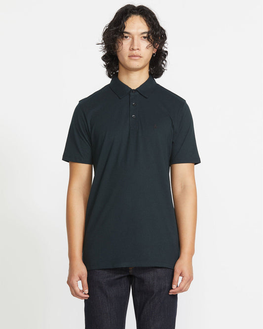 Men's Wowzer Polo Short Sleeve Shirt Black - Volcom