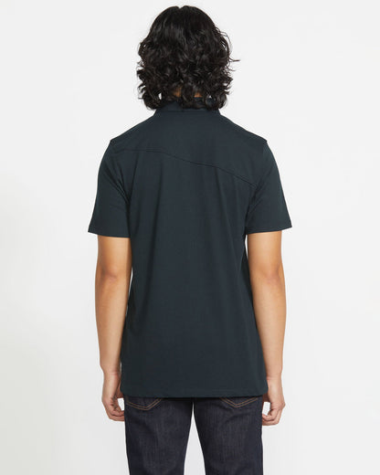Men's Wowzer Polo Short Sleeve Shirt Black - Volcom