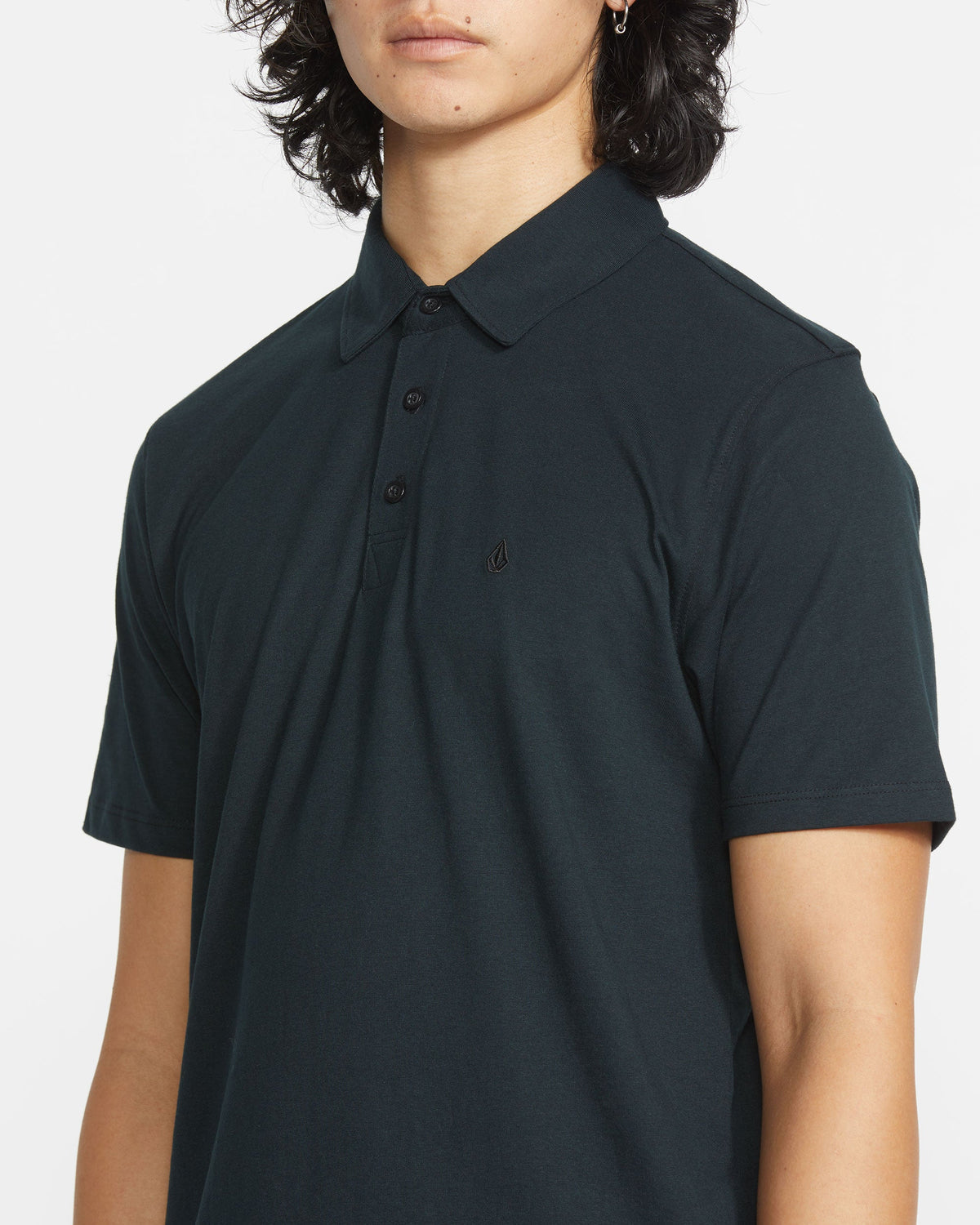 Men's Wowzer Polo Short Sleeve Shirt Black - Volcom