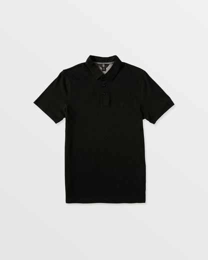 Men's Wowzer Polo Short Sleeve Shirt Black - Volcom