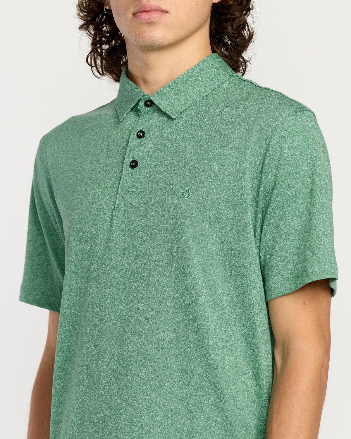 Men's Wowzer Polo Short Sleeve Shirt Biscay Green - Volcom
