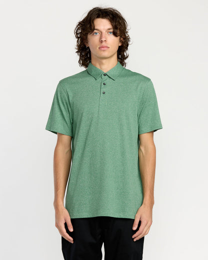 Men's Wowzer Polo Short Sleeve Shirt Biscay Green - Volcom