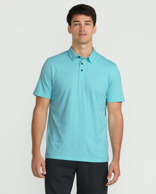 Men's Wowzer Polo Short Sleeve Shirt Poolside - Volcom