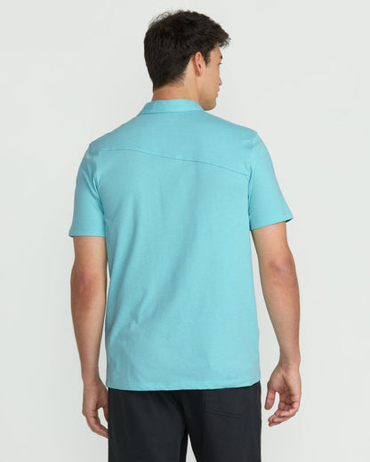 Men's Wowzer Polo Short Sleeve Shirt Poolside - Volcom