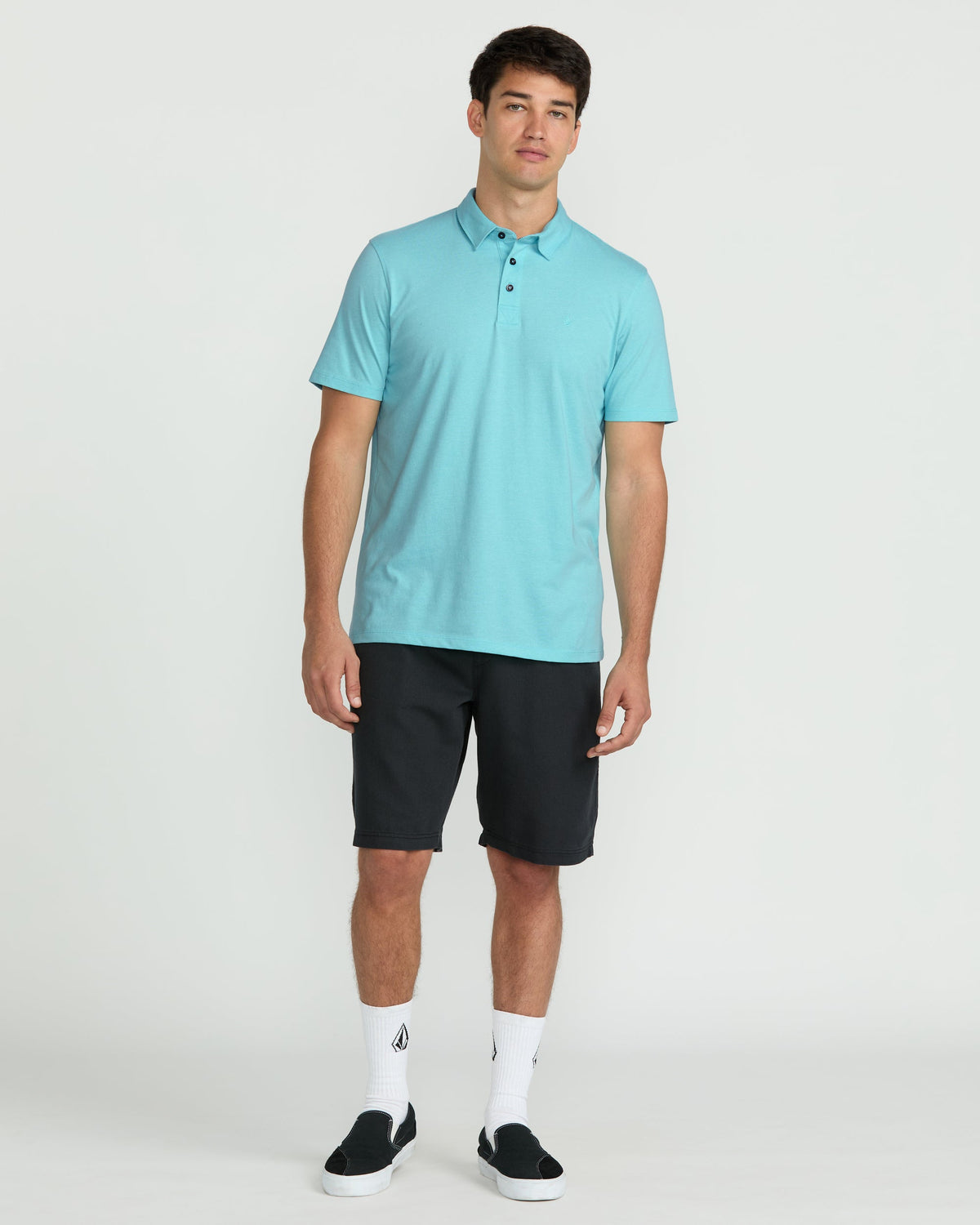 Men's Wowzer Polo Short Sleeve Shirt Poolside - Volcom