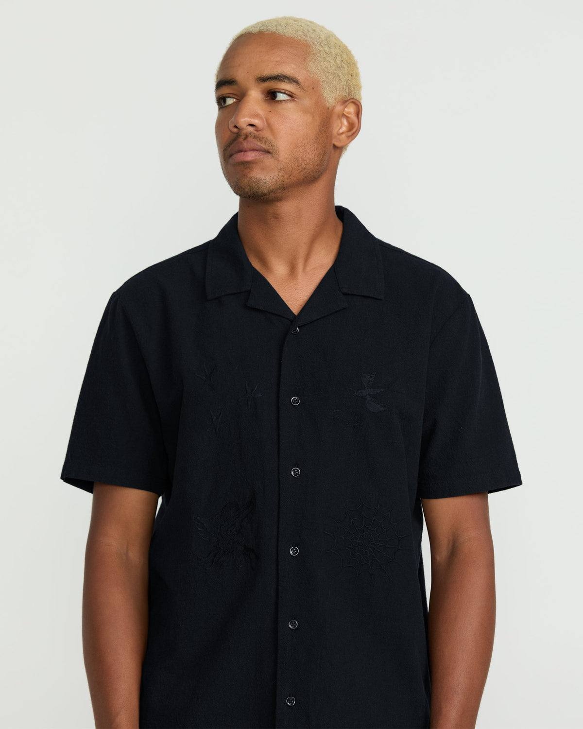 Men's Featured Artist Seth Conboy Short Sleeve Shirt Black - Volcom