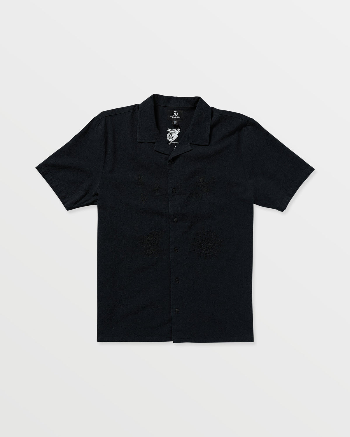 Men's Featured Artist Seth Conboy Short Sleeve Shirt Black - Volcom