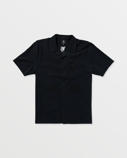 Men's Featured Artist Seth Conboy Short Sleeve Shirt Black - Volcom