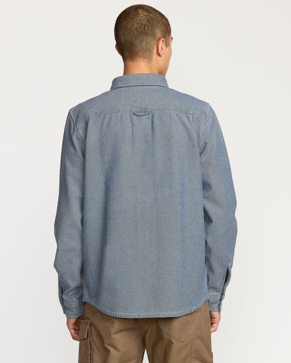 Men's Long Sleeve Shirt Blue Wash - Volcom