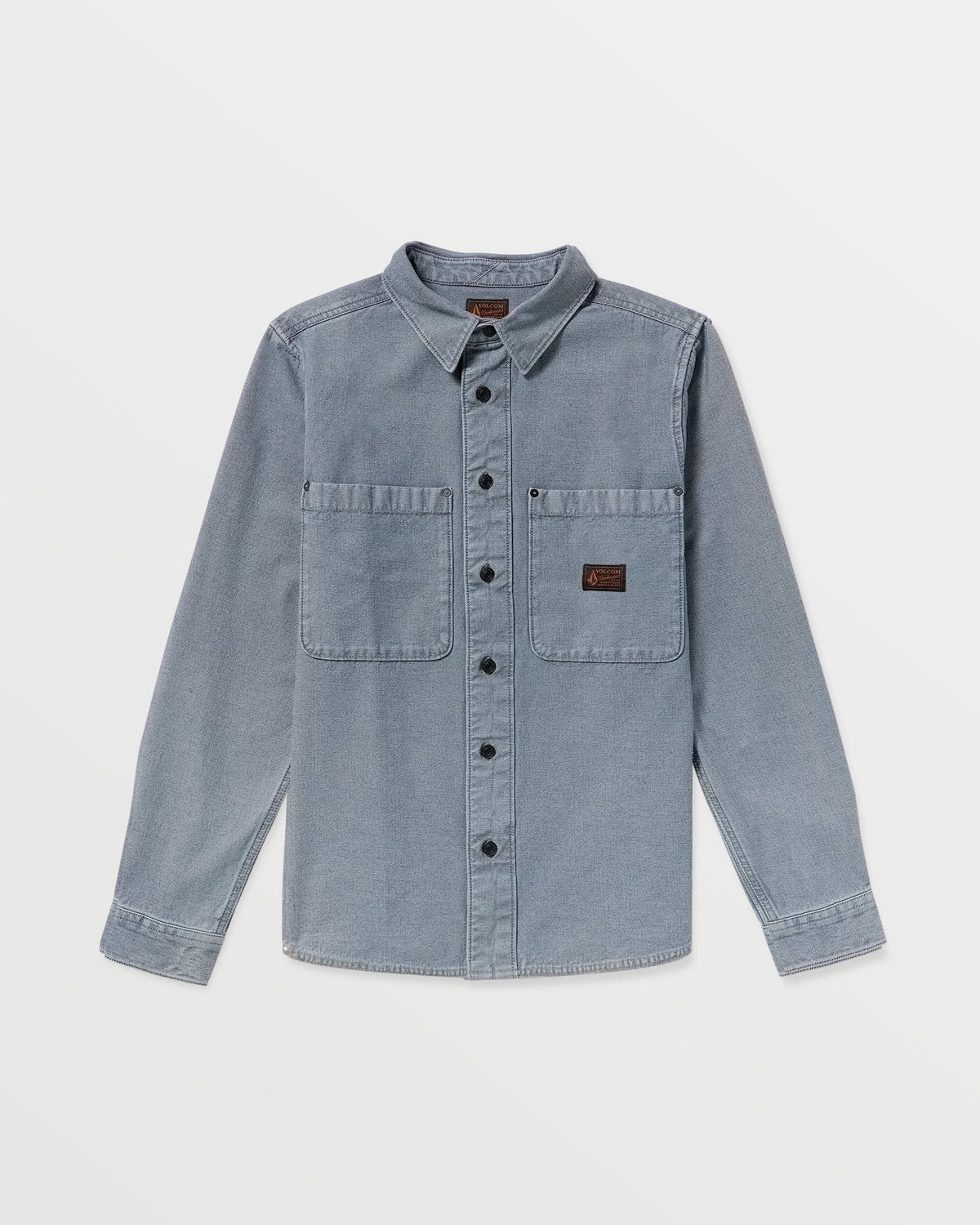 Men's Long Sleeve Shirt Blue Wash - Volcom