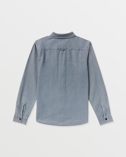 Men's Long Sleeve Shirt Blue Wash - Volcom