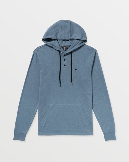 Men's Murph Thermal Long Sleeve Shirt Blue Wash - Volcom
