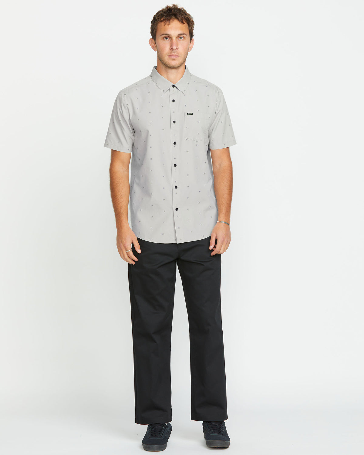 Men's Bankstone Short Sleeve Tower Grey - Volcom