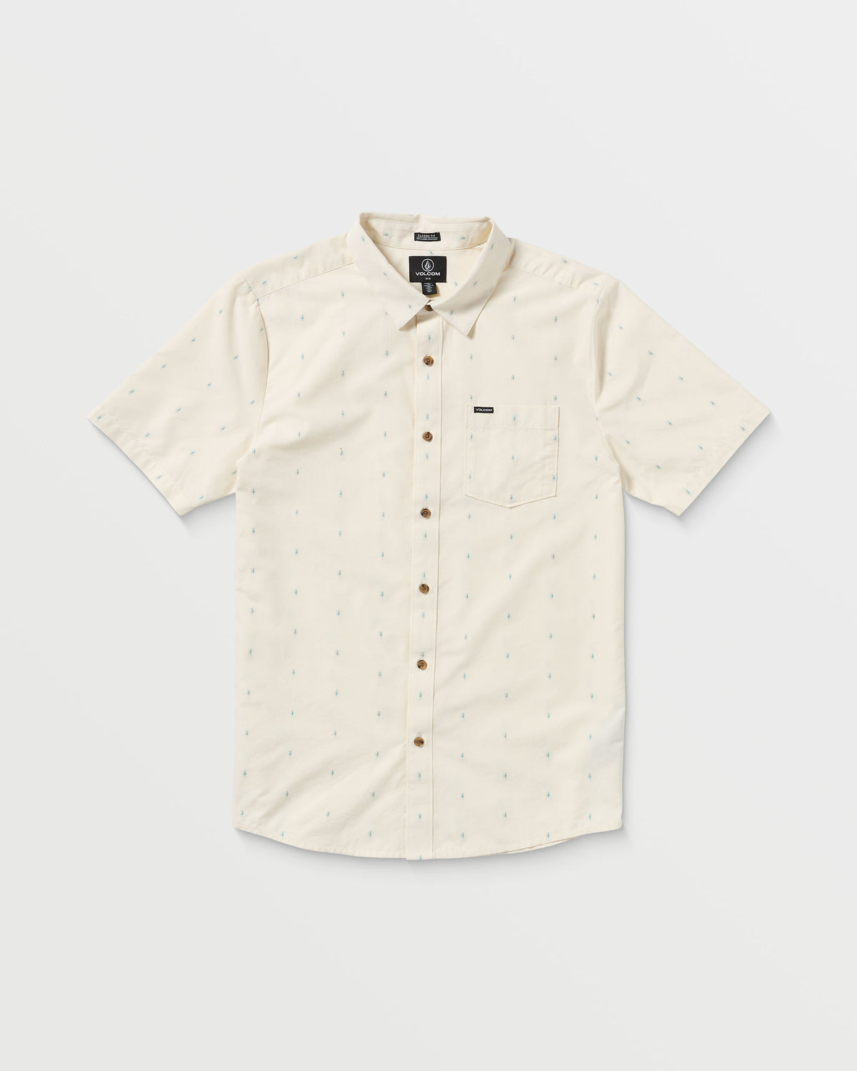 Men's Bankstone Short Sleeve Off White - Volcom