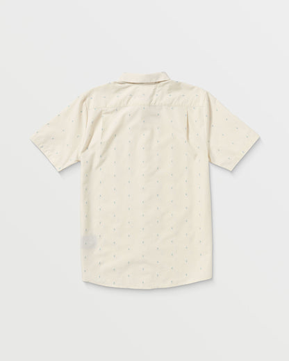 Men's Bankstone Short Sleeve Off White - Volcom