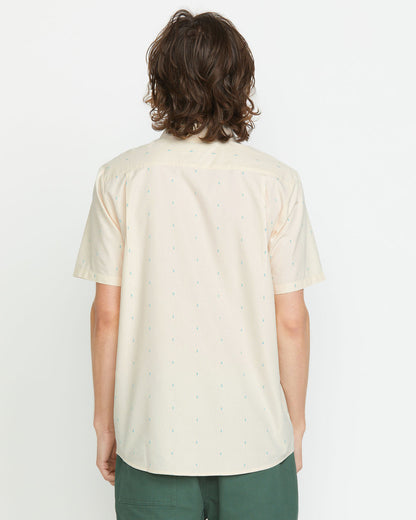 Men's Bankstone Short Sleeve Off White - Volcom