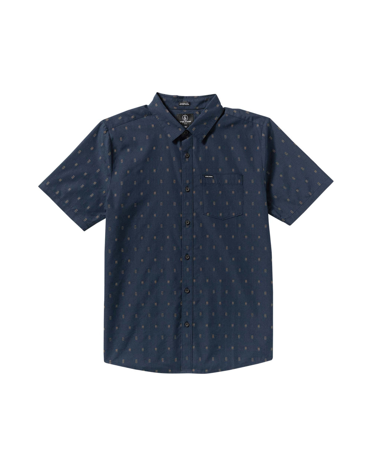 Men's Bankstone Short Sleeve Shirt Navy - Volcom