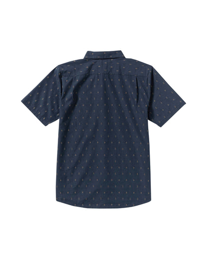 Men's Bankstone Short Sleeve Shirt Navy - Volcom