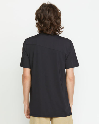 Men's Hazard Pro Polo Short Sleeve Shirt Black - Volcom