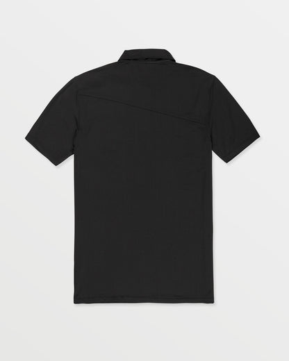Men's Hazard Pro Polo Short Sleeve Shirt Black - Volcom