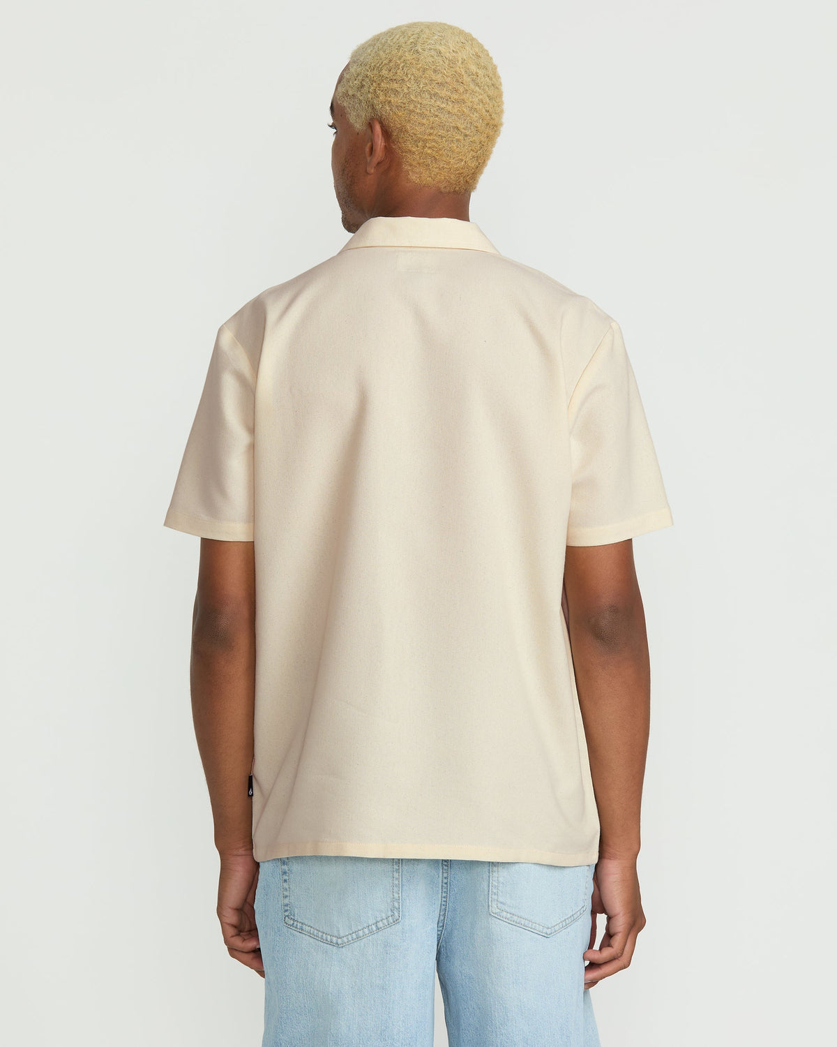 Men's Otis Stone Short Sleeve Shirt Dirty White - Volcom