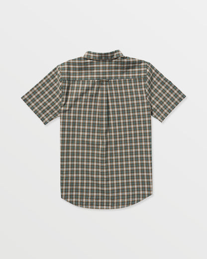 Men's Morphew Short Sleeve Shirt Light Olive - Volcom