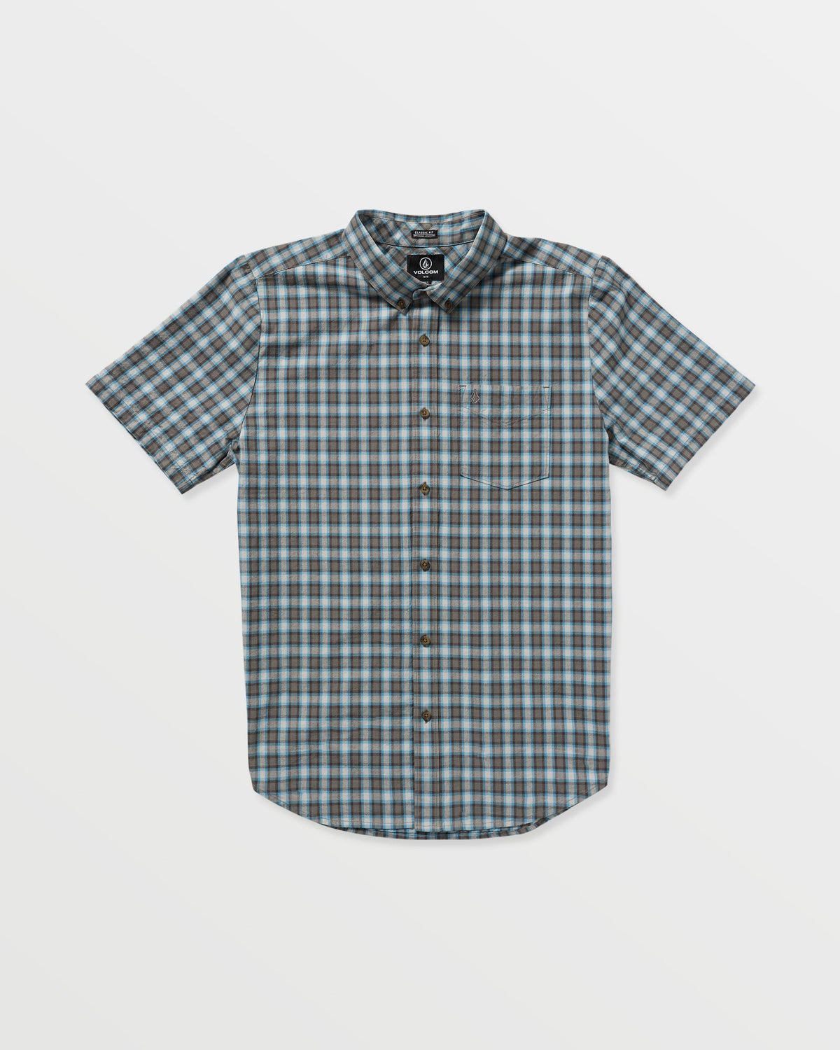 Men's Morphew Short Sleeve Shirt Used Blue - Volcom