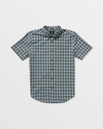 Men's Morphew Short Sleeve Shirt Used Blue - Volcom