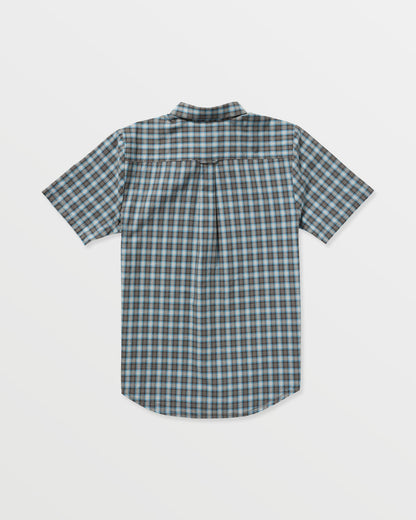 Men's Morphew Short Sleeve Shirt Used Blue - Volcom
