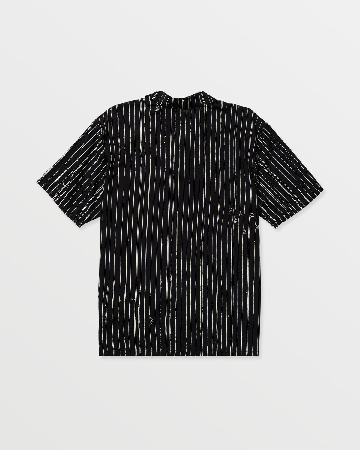 Men's Mistostone Short Sleeve Shirt Black/White - Volcom