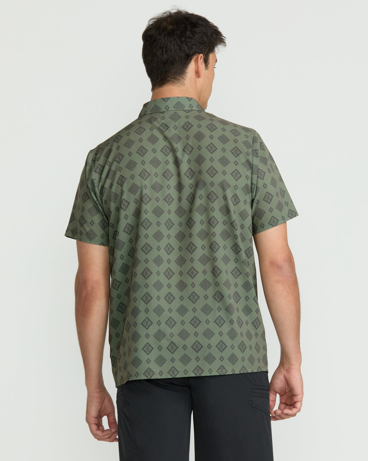 Men's Ridgestone Short Sleeve Shirt Light Olive - Volcom