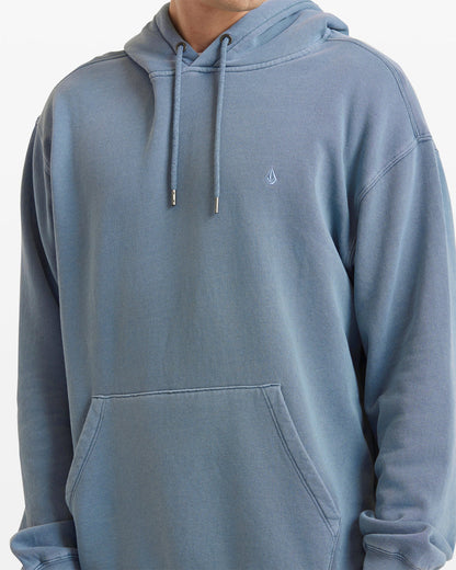 Men's Single Stone Pw Pullover Blue Wash - Volcom