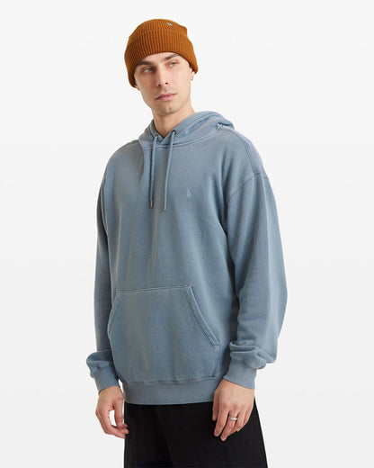 Men's Single Stone Pw Pullover Blue Wash - Volcom