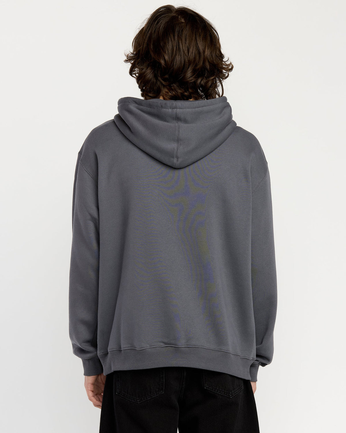 Men's Single Stone Pw Pullover Asphalt Black - Volcom