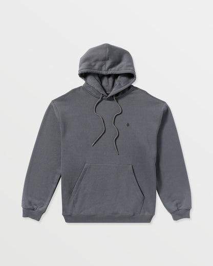 Men's Single Stone Pw Pullover Asphalt Black - Volcom
