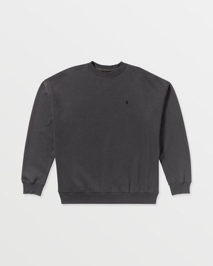 Men's Single Stone Pw Crew Asphalt Black - Volcom
