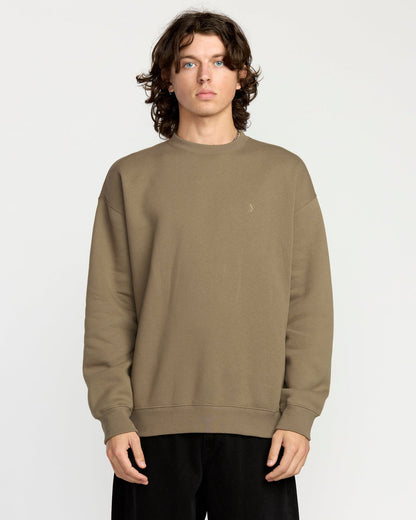 Men's Single Stone Pw Crew Brindle - Volcom