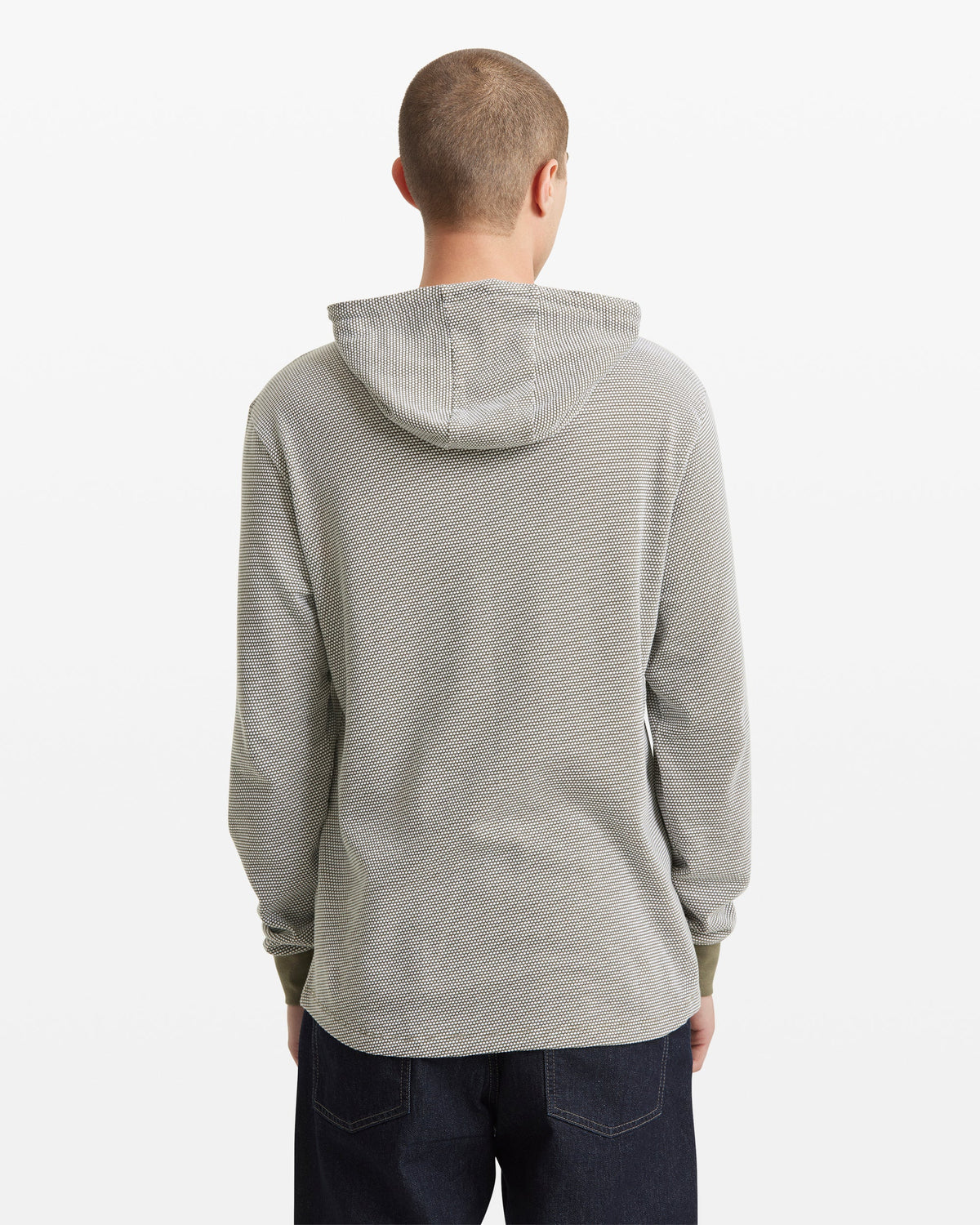 Men's Murph Thermal Long Sleeve Sweatshirt Dark Olive - Volcom
