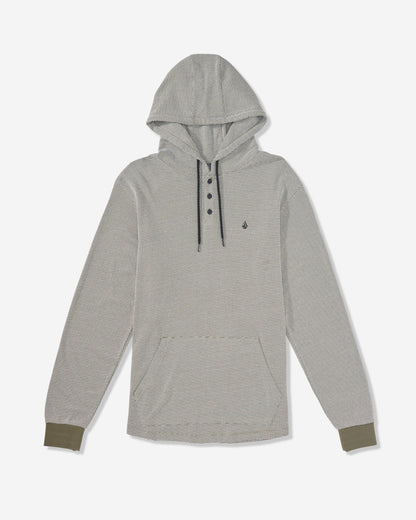 Men's Murph Thermal Long Sleeve Sweatshirt Dark Olive - Volcom