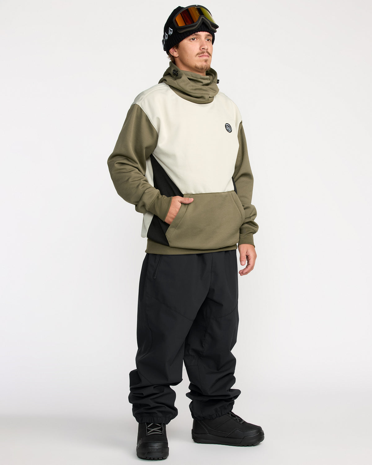 Men's Hydro Riding Hoodie Military - Volcom
