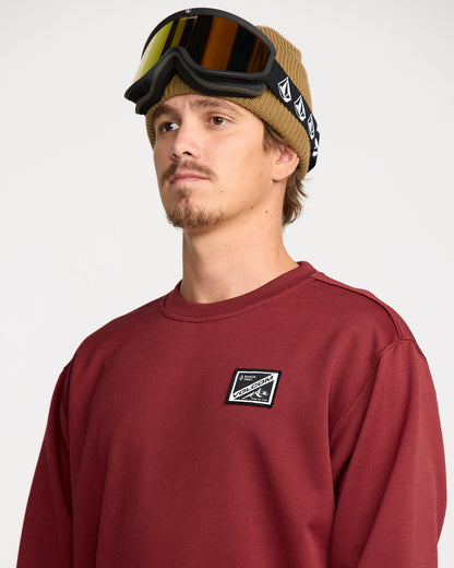 Men's Hydro Crew Burnt Red - Volcom