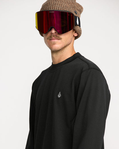Men's Gridlock Crew Neck Black - Volcom