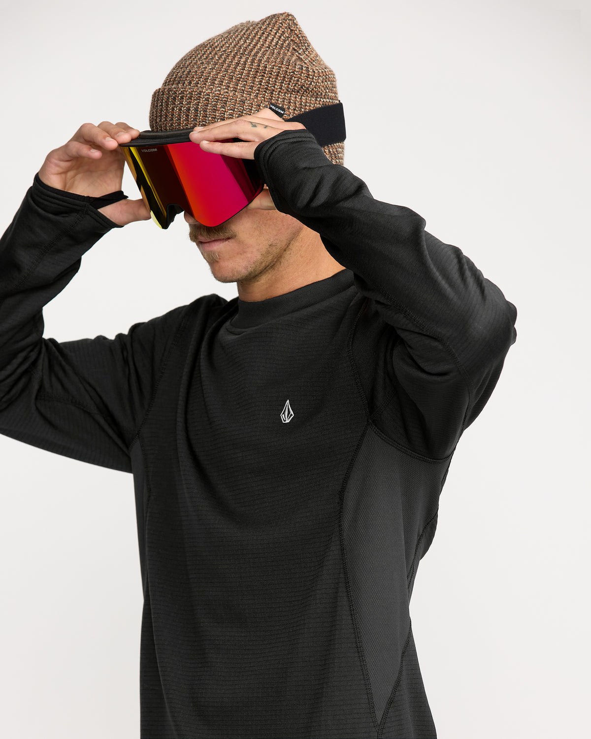 Men's Gridlock Crew Neck Black - Volcom