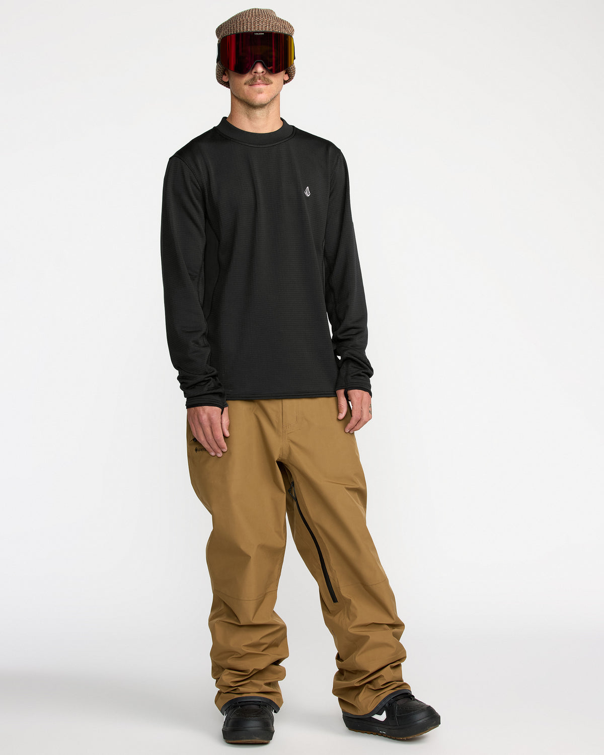 Men's Gridlock Crew Neck Black - Volcom