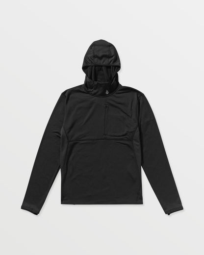 Men's Gridlock Hooded Fleece Pullover Black - Volcom