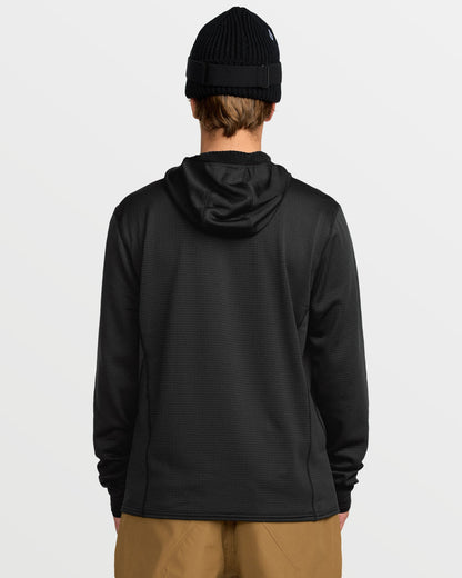 Men's Gridlock Hooded Fleece Pullover Black - Volcom